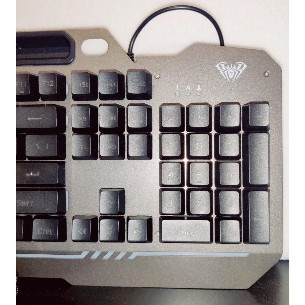 AULA Keyboard T102- 104 Key RGB Gaming Keyboard and Mouse Combo Wired No Box NEW